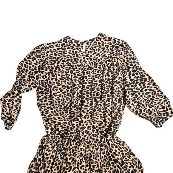 Zadig & Voltaire Rooka Leoapard Print Tiered Dress Size: XS - Picture 5 of 6